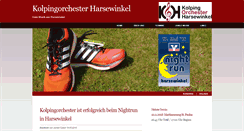 Desktop Screenshot of kolpingorchester.de